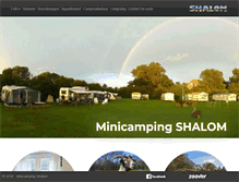 Tablet Screenshot of minicampingshalom.nl